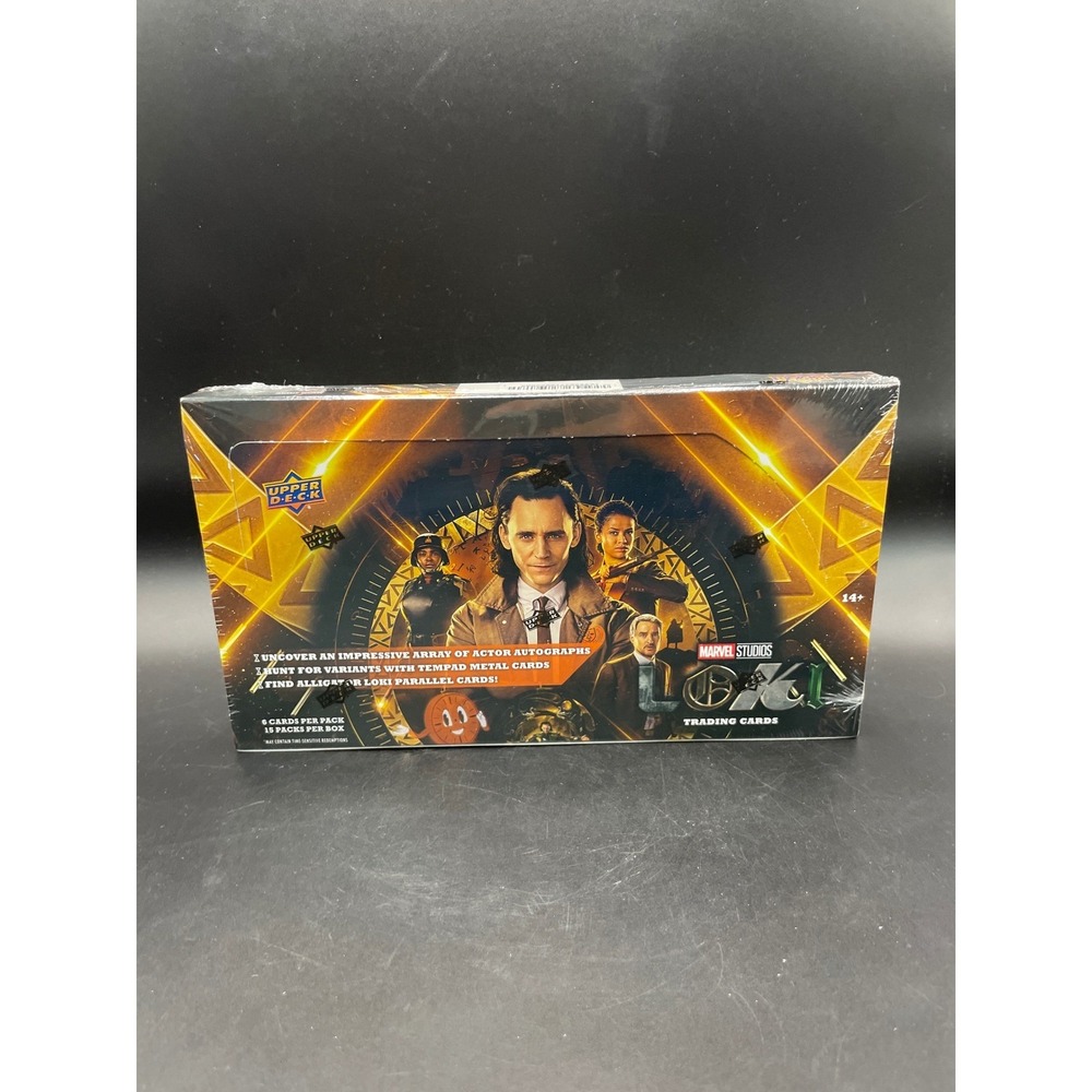 Upper Deck Marvel Studios Loki Season 1 Hobby Box 15 Packs Factory Sealed MCU